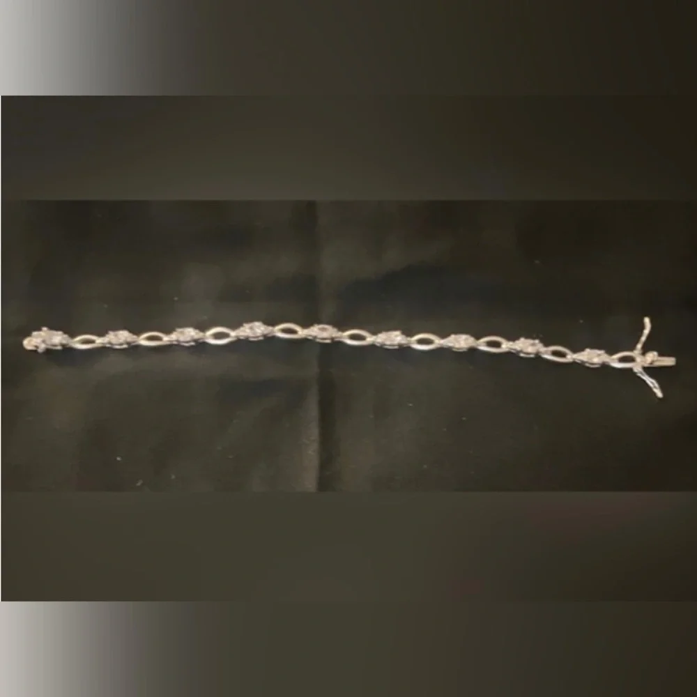 Cubic Zirconia Tennis Bracelet - Picture 3 of 5
